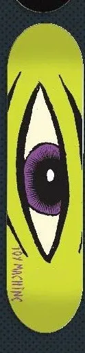 Toy Machine Sect Eye (Neon Lime) deck in the Tum Yeto Spring 2010 catalogue