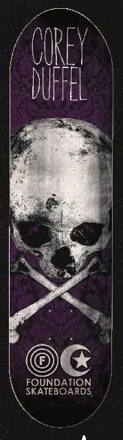 Foundation Duffel Death Club deck in the Tum Yeto Spring 2010 catalogue