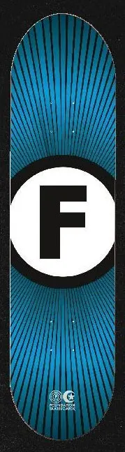 Foundation FS Flare V2 (Blue/Black) deck in the Tum Yeto Spring 2010 catalogue