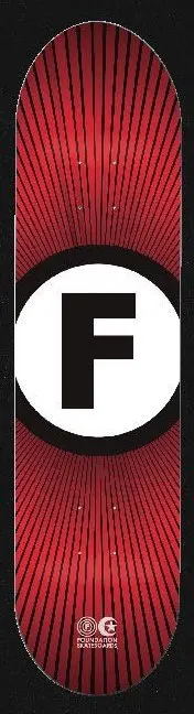 Foundation FS Flare V2 (Red/Black) deck in the Tum Yeto Spring 2010 catalogue
