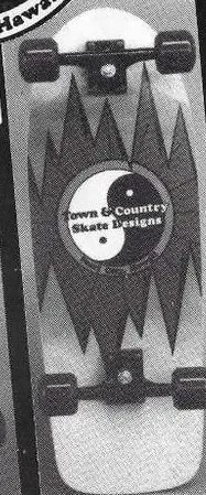Town & Country Burst deck in the Vision 1985