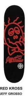 Black Label Red Kross Grosso Classic deck in the VK Skate Distribution 2003