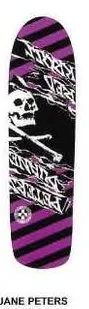 Black Label Peters Kross Bones deck in the VK Skate Distribution 2003