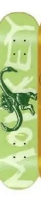 Monkey Business Barrel (Green) deck in the VK Skate Distribution 2003