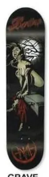 ATM Grave Girl deck in the VK Skate Distribution 2003