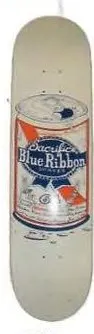 Sacrifice Blue Ribbon deck in the VK Skate Distribution 2003