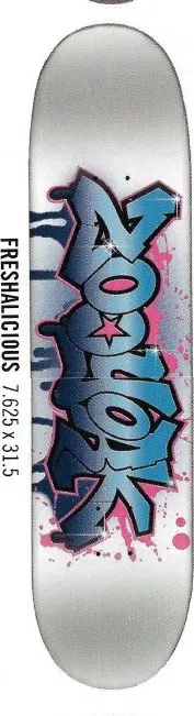 Zoo York Freshalicious deck in the Zoo York Product Poster 2004