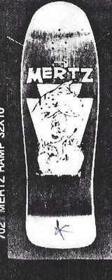 Zorlac Mertz Ramp deck in the Zorlac Catalog 1991