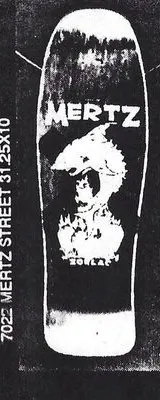 Zorlac Mertz Street deck in the Zorlac Catalog 1991