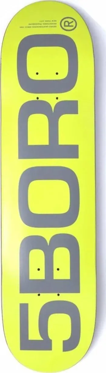 5Boro 5B EXT Logo Yellow deck