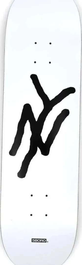 5Boro Monogram (White) deck