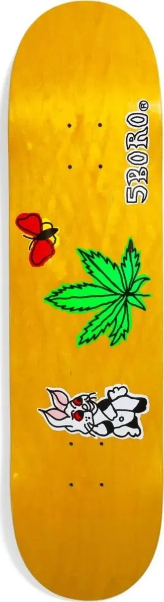 5Boro Stoned Again (Yellow Stain) deck