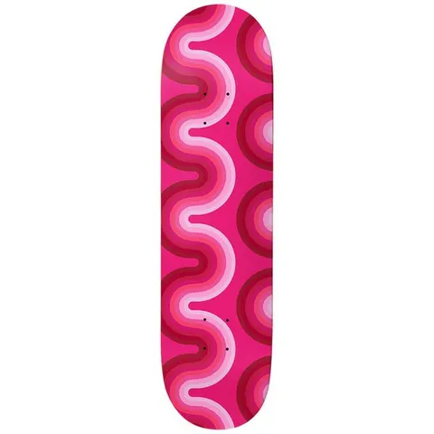 917 Call Me Wavy Pink Slick deck