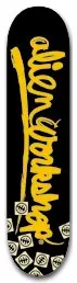 Alien Workshop Script (Black) deck