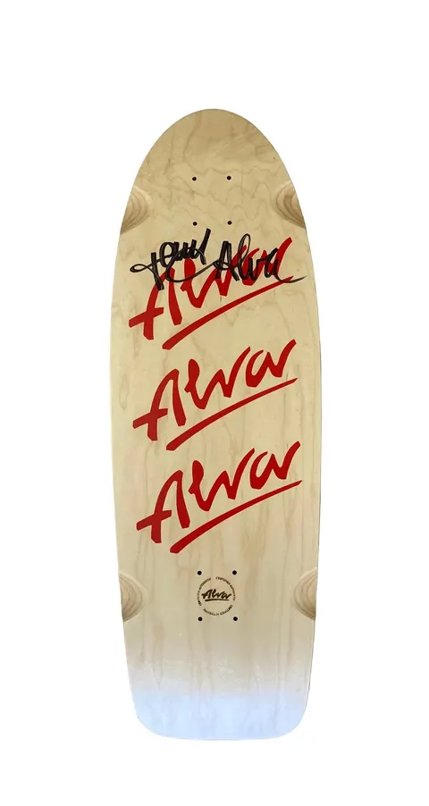 Alva 78 Tri Logo Natural/Red deck