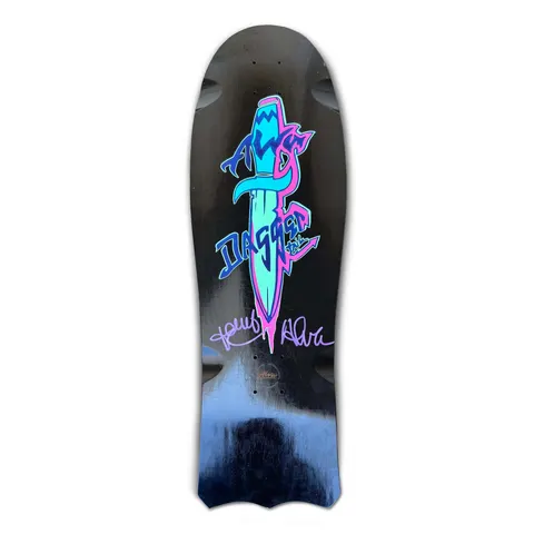 Alva Daggertail Black Snakeskin Glow in the Dark deck