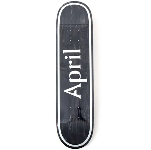 April Invert Logo (Black) deck