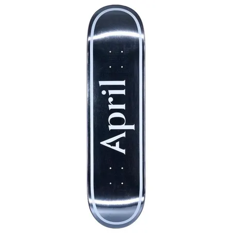 April OG Logo (Silver Foil Black) deck