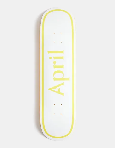 April OG Logo TWIN (Yellow White) deck