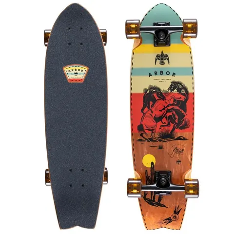 Arbor Artist Jess Mudget Sizzler Cruiser deck