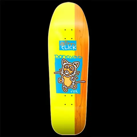 ATM Donovan Rice Cat Shape 3/4 Color Assorted deck