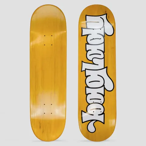 Baglady Throw Up Logo (Yellow) deck