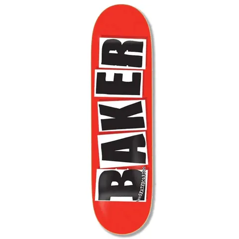Baker Brand Logo (Red / Black / White) deck