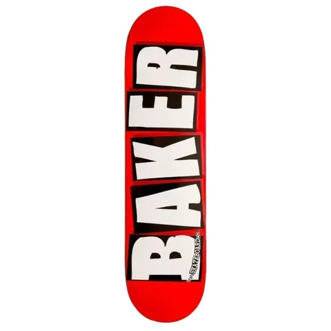 Baker Logo (White Red) deck