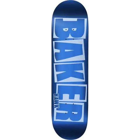 Baker Riley Hawk Brand Logo (Blue Foil) deck