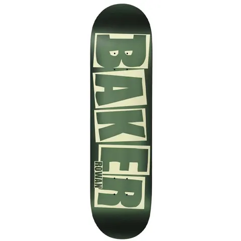 Baker Rowan Zorilla Brand Logo (Green Foil) deck