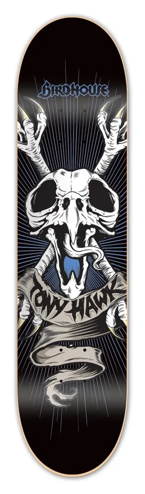 Birdhouse Hawk Crossbones deck