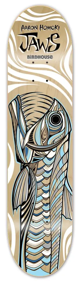 Birdhouse Jaws Fish deck