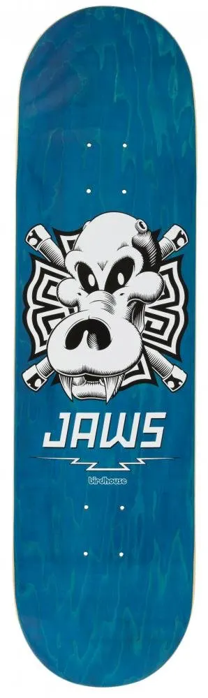 Birdhouse Jaws Skull Pro (Blue) deck
