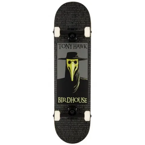 Birdhouse Stage 3 Hawk Plague Doctor (Black) deck