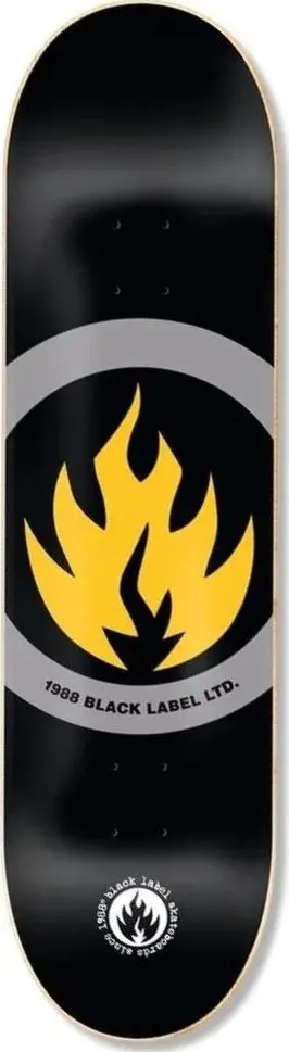 Black Label Circle Flame (Yellow) deck