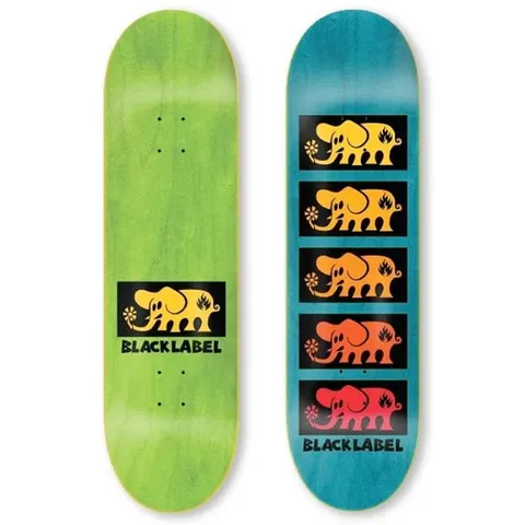 Black Label Elephant Stacked (Blue Stain) deck