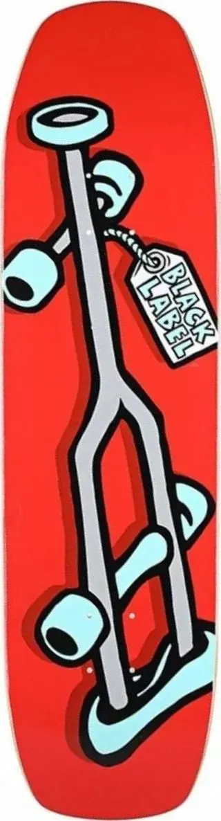 Black Label OG Crutch Custom (Red) deck