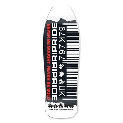 Black Label Ripride Skateshop Barcode 12XU deck