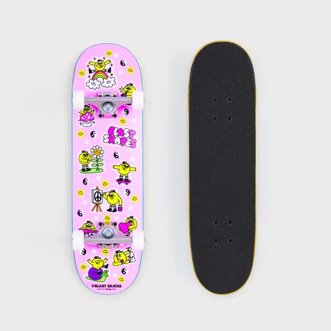 Blast Gr8 Times (Neon Pink) deck