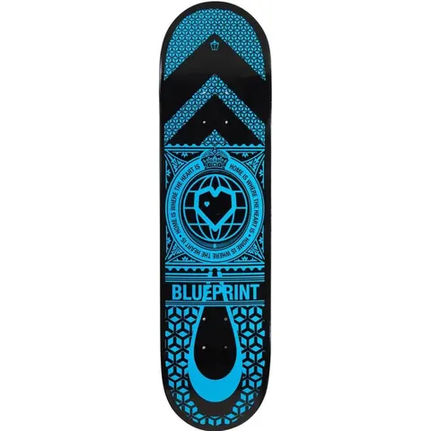 Blueprint Home Heart (Black Blue) deck
