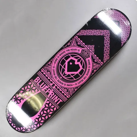 Blueprint Home Heart (Black/Pink) deck