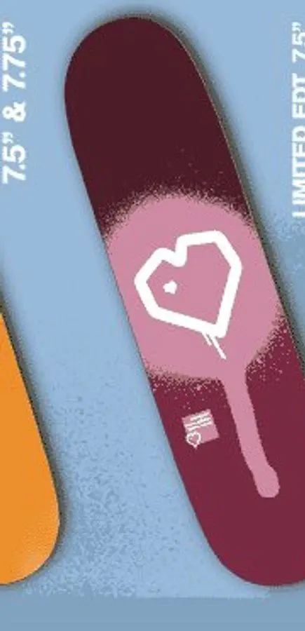 Blueprint Spray Heart Team Edition (2004) – maroon (Limited Edt.) deck