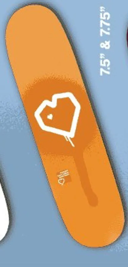Blueprint Spray Heart Team Edition (2004) – orange deck
