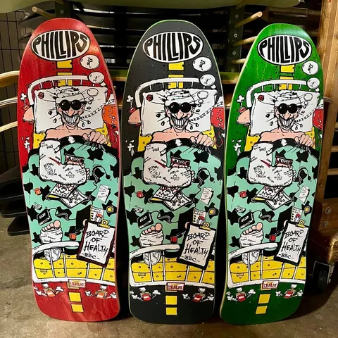 Brand-X Jeff Phillips Board Of Health Bbc, (October) deck