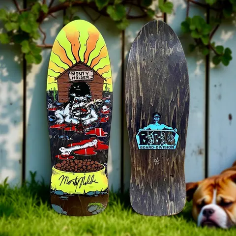 Brand-X Monty Nolder Bulldog BBC & AUTOGRAPHED deck