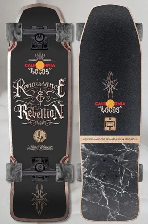 California Locos Mister Cartoon Renaissance & Rebellion Cruiser deck