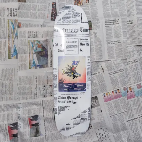 Chico Stix News Flyer Big Boy 90's Shape deck