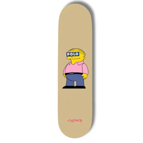 Chip Shop Goods Ralph Polo - Latte deck