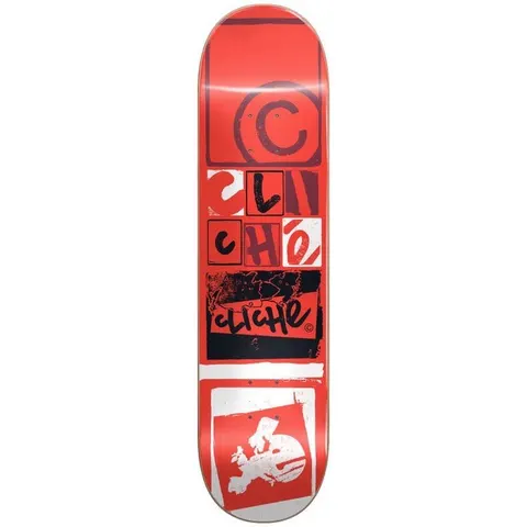 Cliché Letterpress Red deck