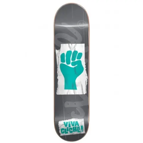 Cliché Viva Cliche RHM (Teal/Grey) deck